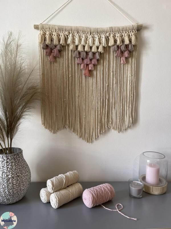 Colorful Tassel Wallhanging
