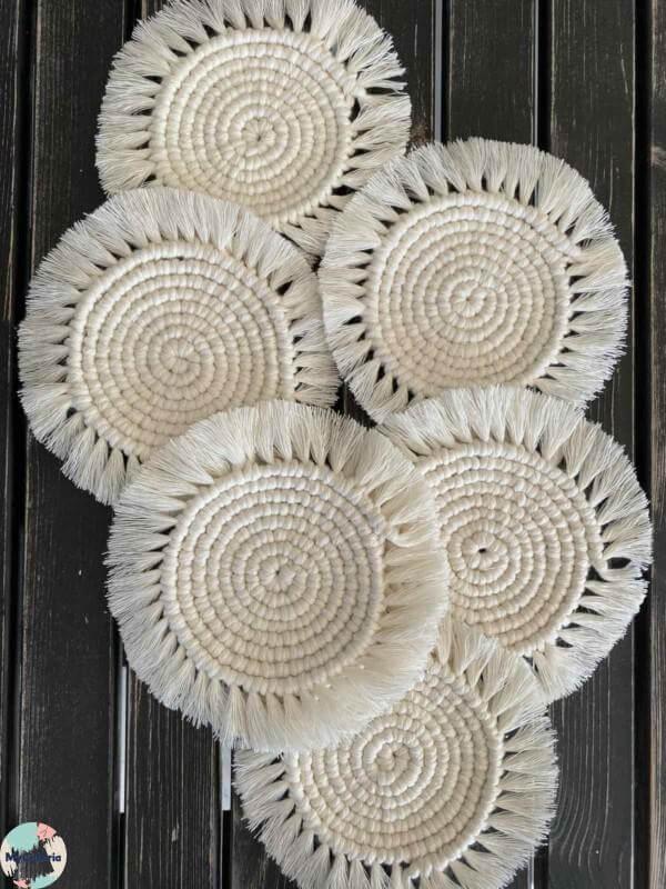 Monochrome Coasters Set Of 6