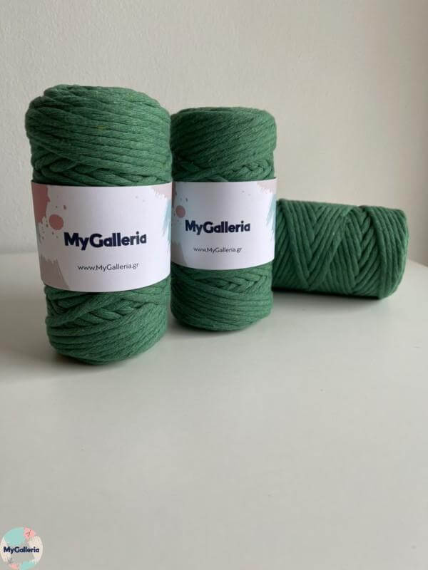 Macrame Cord 5mm- Πράσινο