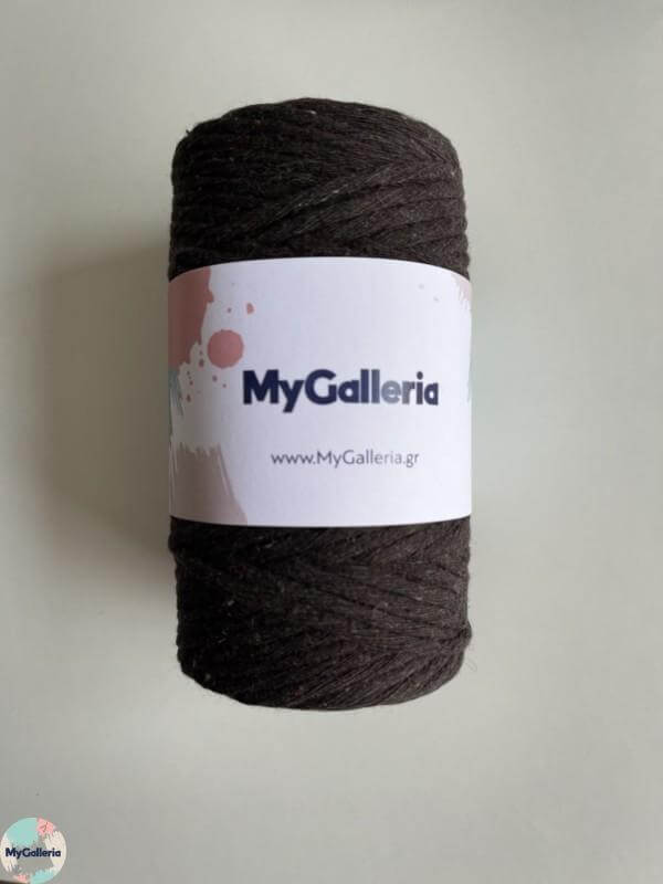 Macrame Cord 3mm- Μαύρο