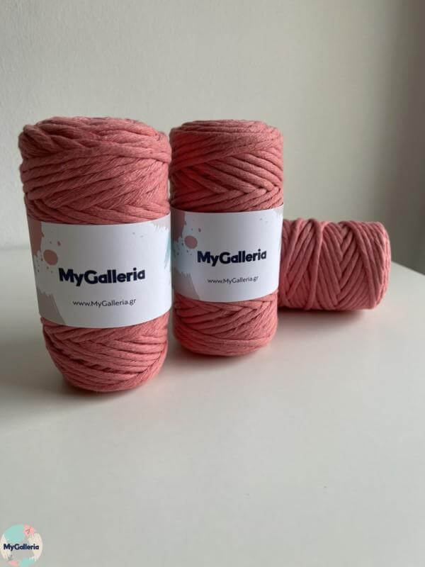 Macrame Cord 5mm- Ροδακινί