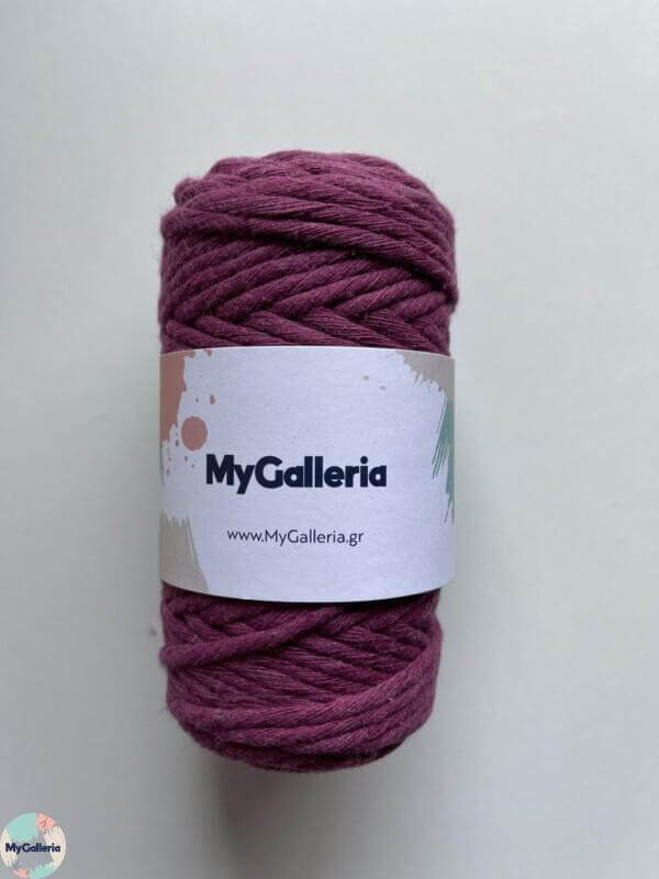 Macrame Cord 5mm-Μωβ