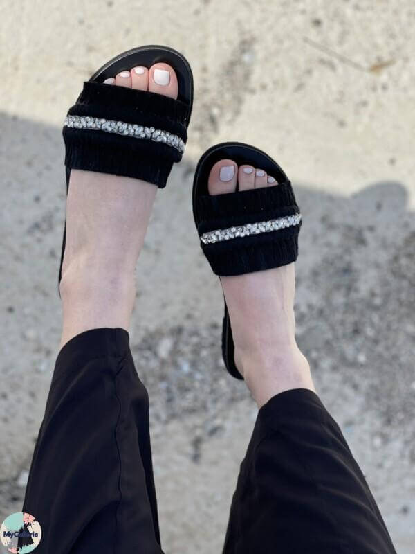 Sandal-SANTORINI BLACK