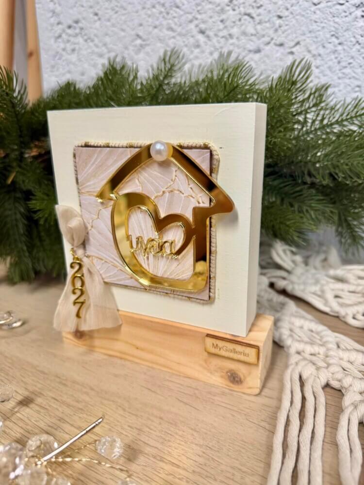 GOLDEN IVORY COLLECTION – Διακοσμητικό γούρι με ευχές